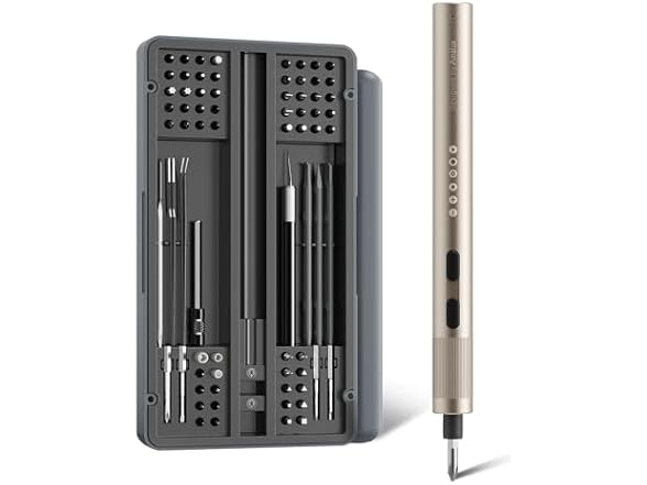 AmaLux Mini Electric Screwdriver Set
