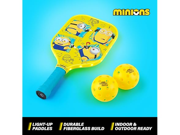 Voyager LED Fiberglass Pickleball Bundle