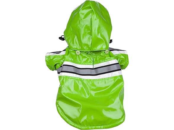 Pet Life ® 'Reflecta-Glow' Dog Raincoat