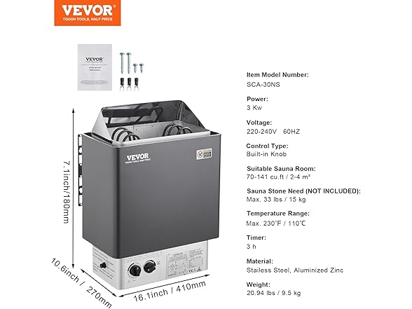 VEVOR Sauna Heater