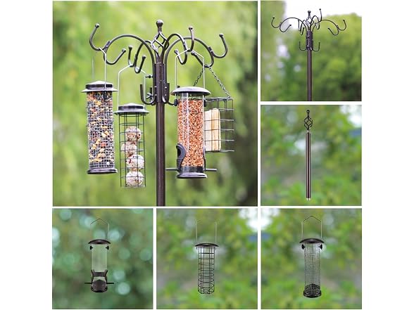 MIXXIDEA Bird Feeding Station Pole Kit