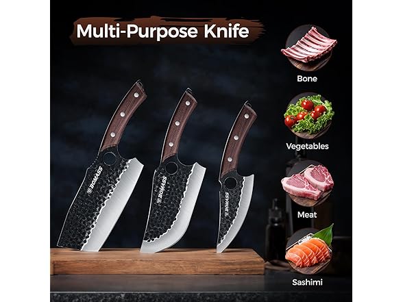 Meat Cleaver Butcher Knife Set