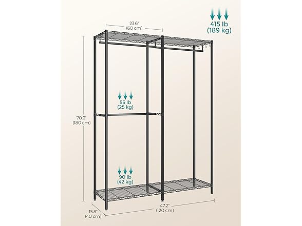 SONGMICS Clothes Rack