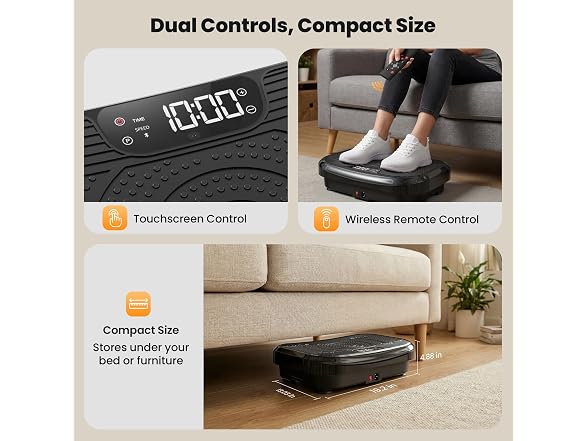 Steelite Vibration Plate Exercise Bluetooth