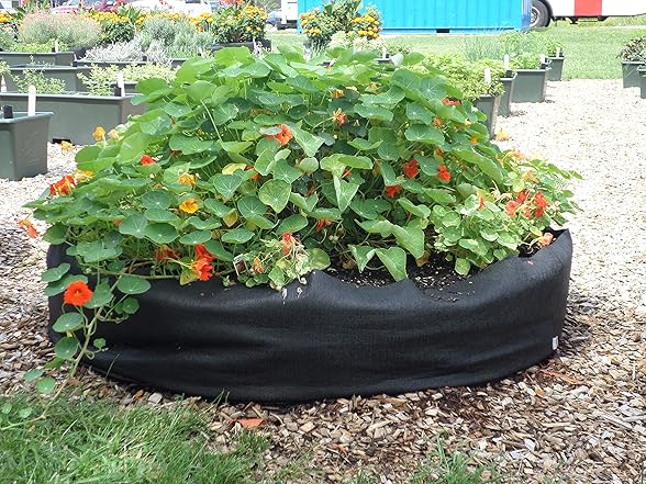 Smart Pots Big Bag Bed Fabric Raised Bed, Black