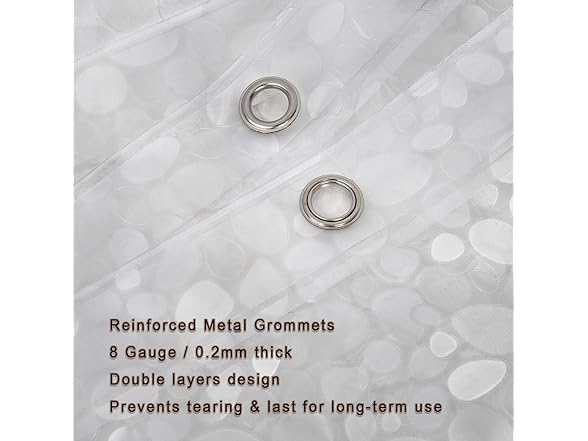 Bostofy Waterproof Shower Curtain Liner