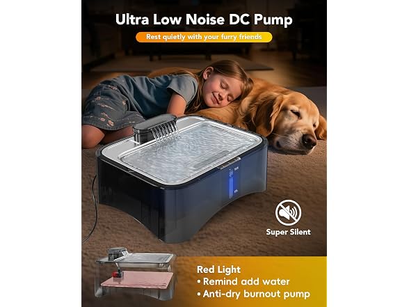 UPSKY 8.5L Elevated Dog Water Fountain