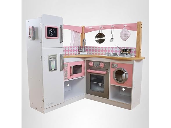 KidKraft Grand Gourmet Corner Wooden Play Kitchen
