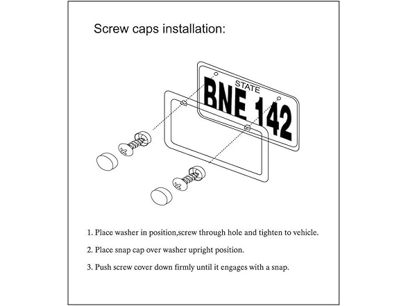 Crystal Metal License Plate Frame