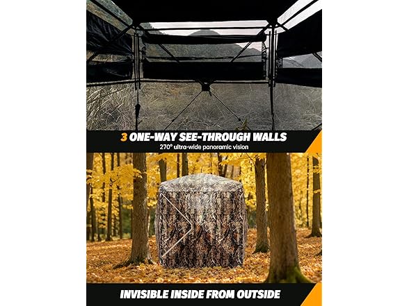 3-4 Person Outmax 270° Camouflage Hunting Blind