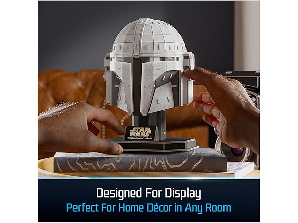4D Build, Star Wars Mandalorian Helmet Model Kit