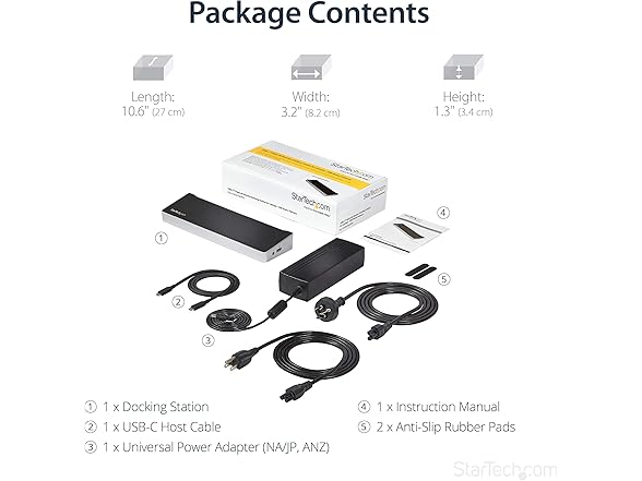 StarTech Triple Monitor Docking Station for MacBook