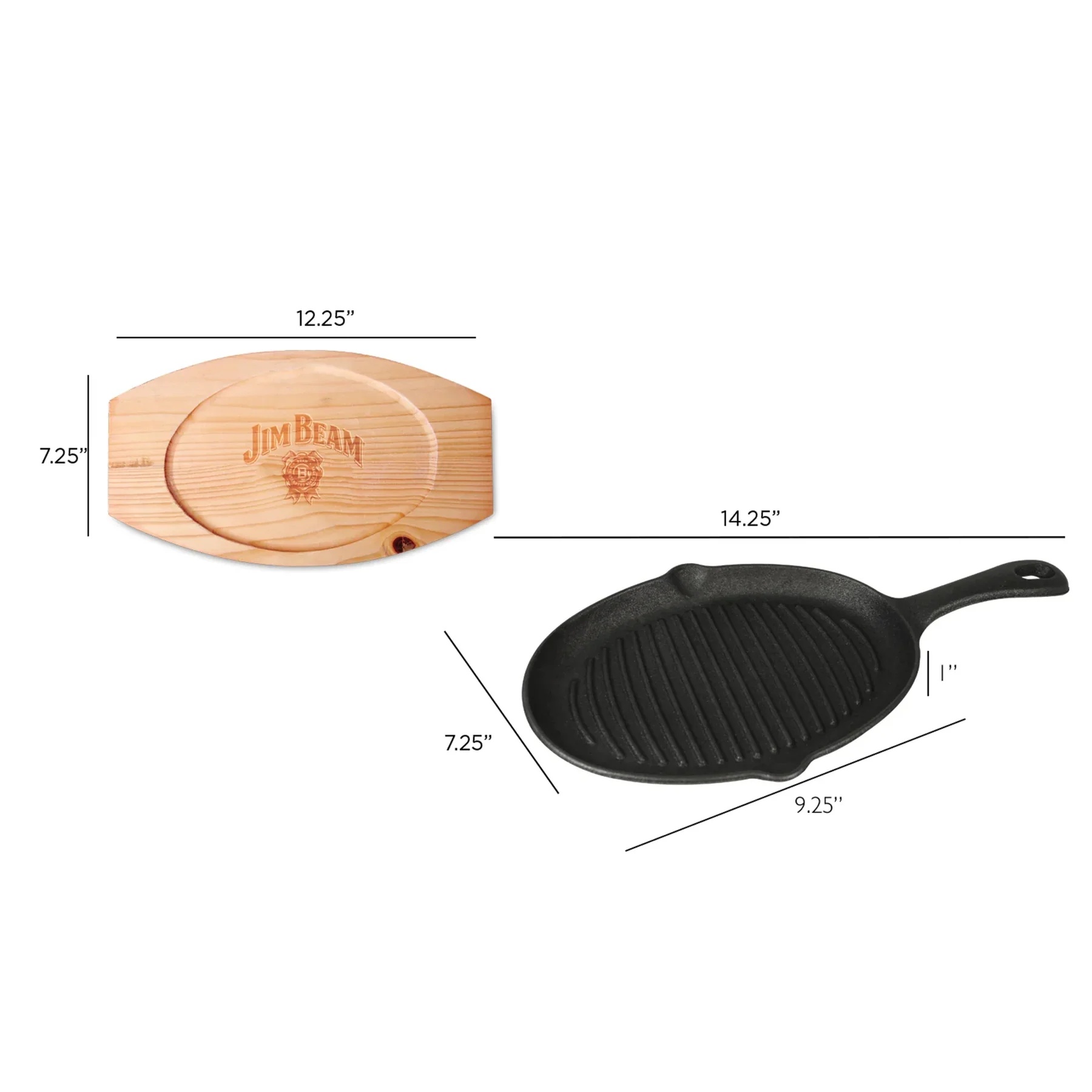 Jim Beam Cast Iron Skillet Set - Gallery 9