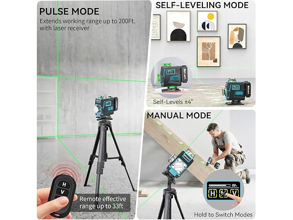 16 Line Laser Level 4x360 w/ Tripod