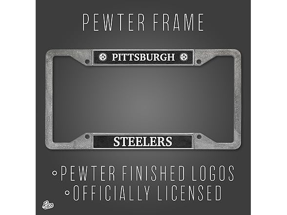 Pittsburgh Steelers License Frame