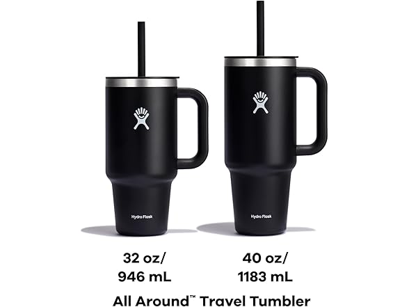 Hydro Flask Travel Tumbler, 32 Oz, Fir