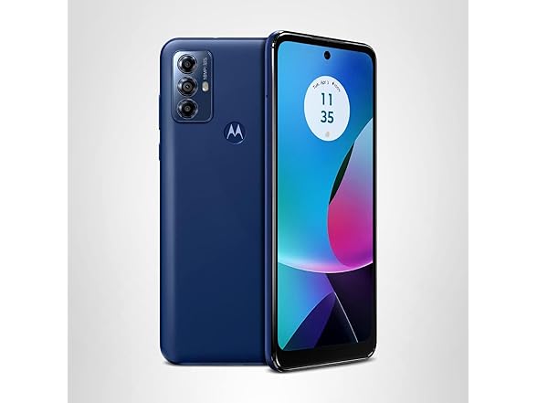 Motorola Moto G Play 2023 3-Day Battery Unlocked Made for US 3/32GB 16MP Camera Navy Blue (Open Box)