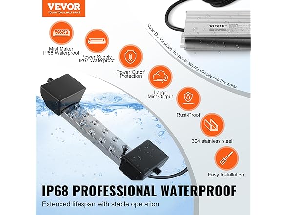 VEVOR Ultrasonic Mist Maker