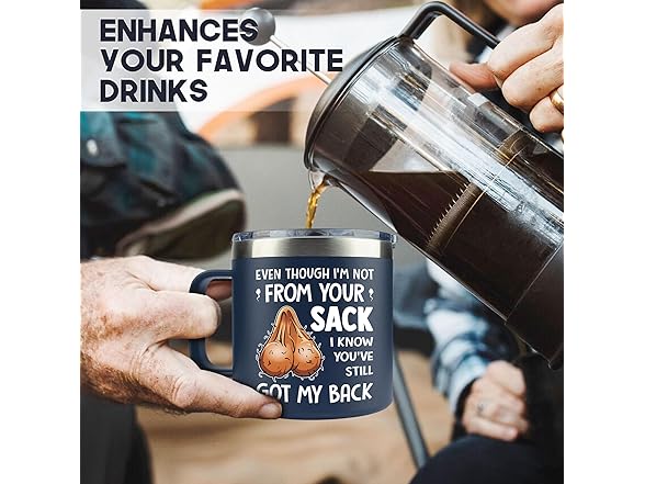 VIWIS Funny Step Dad Father's Day Gifts