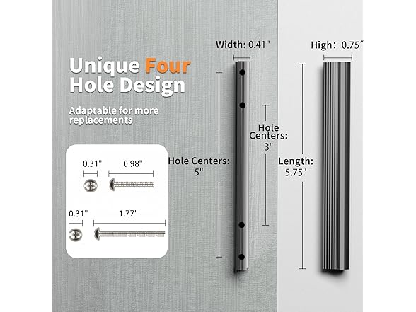 Cobbe 10 Pack 3 Inch & 5 Inch Hole Center Spacing