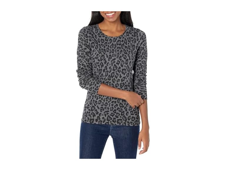 Grey Cheetah Print