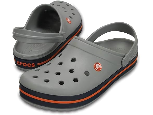 Crocs Crocband Unisex Clog Light Grey/Navy