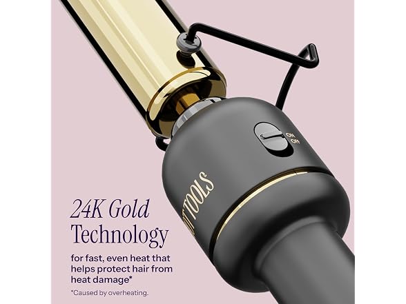 Hot Tools 24K Gold Extended Barrel Curling Wand