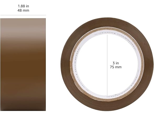 Amazon Basics Packaging Tape, (6-Roll)