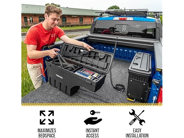 UnderCover SwingCase Truck Bed Storage Box | SC101D | Fits 1 (Open Box)