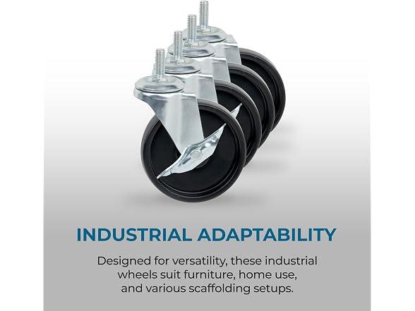 Honey-Can-Do 4-Inch Caster Roller Wheels