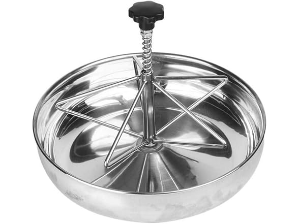 YARNOW Pig Feeder Stainless Steel Pig Feeding Bowl
