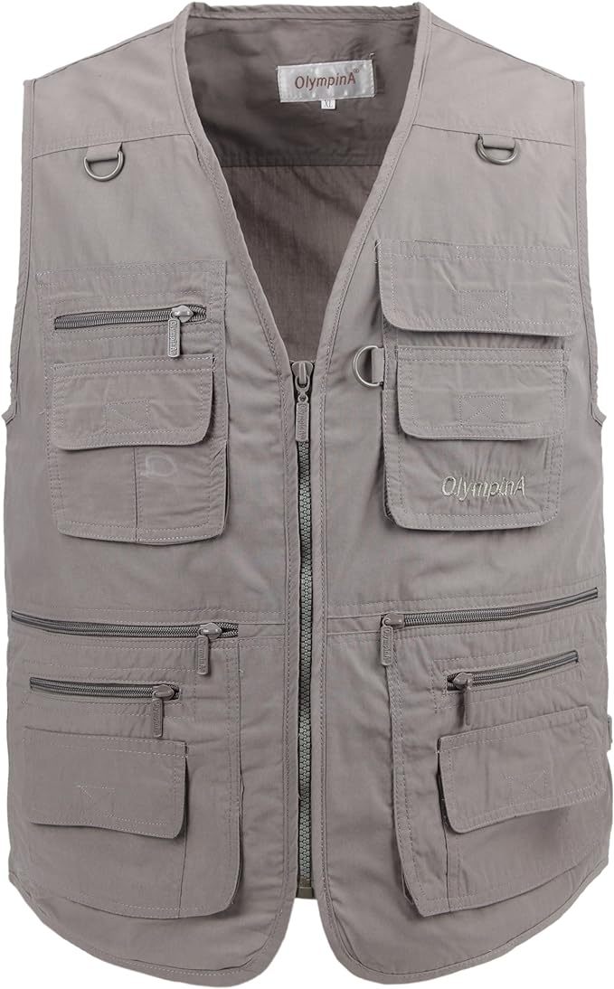 Poplin Outdoors Multi-Pockets Vest - Gallery 16