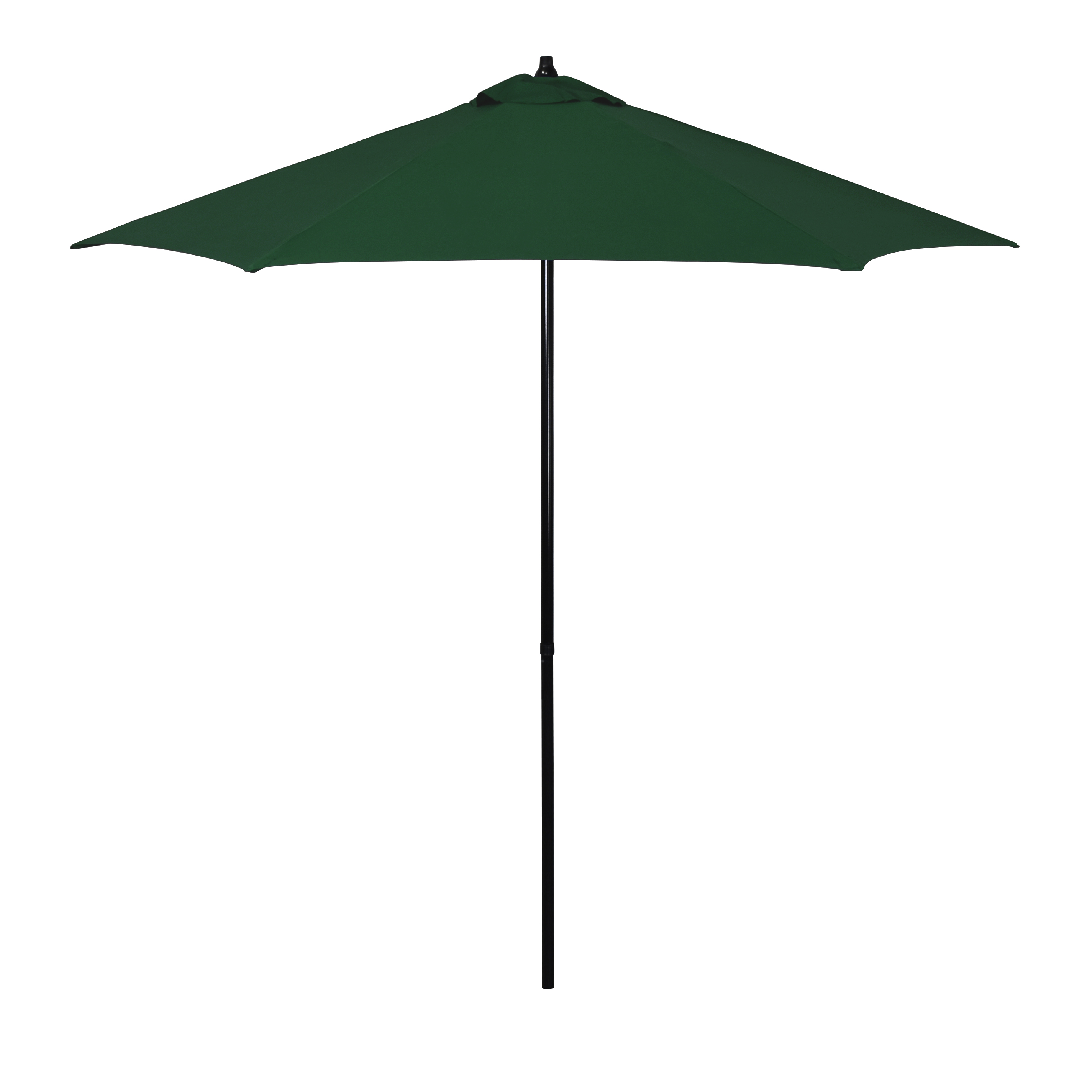 7' Rd. Steel Market Patio Umbrella, Push Lift - Gallery 10