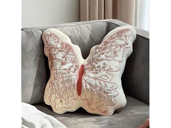 KIJISU Butterfly Throw Pillow