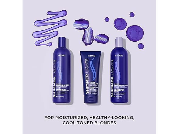 (2 Pack) Clairol Professional Shimmer Lights Purple Shampoo