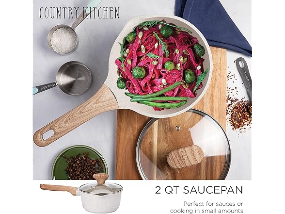 6 Pc Nonstick Cookware Set