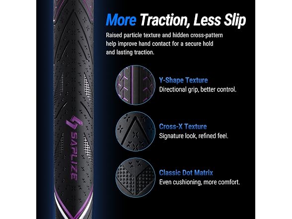 SAPLIZE G50 Endurance Golf Grips Set
