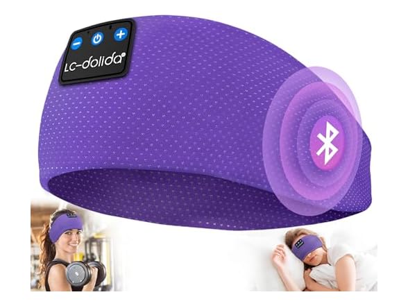 LC-dolida BT 5.4 Headband Sleep Phones