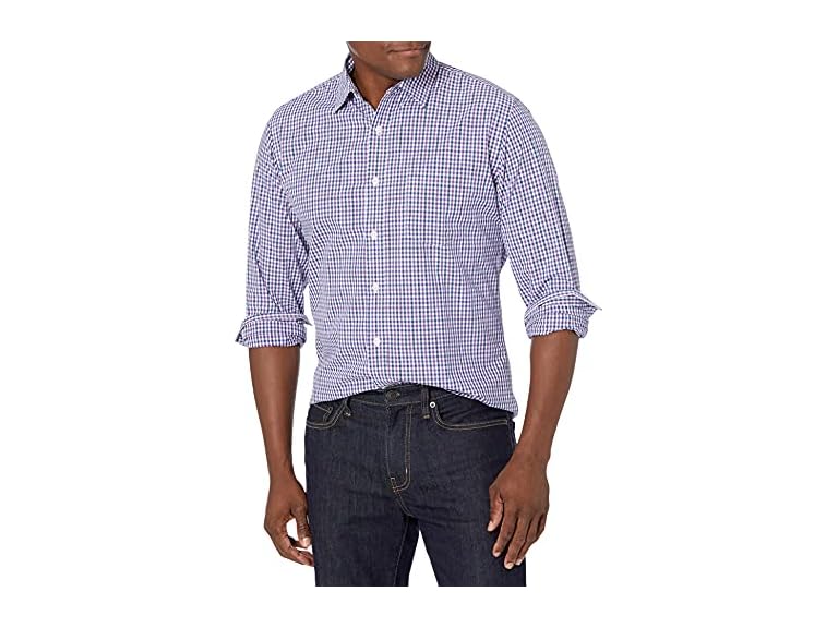 Amazon Essentials Mens LS Casual Poplin Shirt - Gallery 31