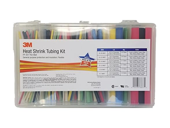 3M Single Wall (Thin) Heat Shrink Tubing