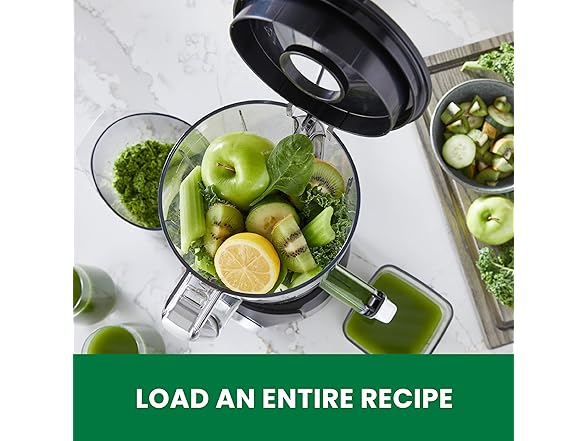 Omega Slow Masticating Batch Juicer Black