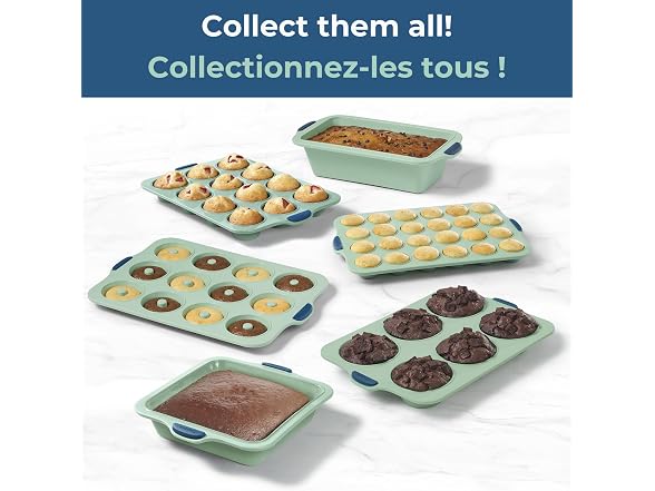 Starfrit 24-Cup Mini Muffin Pan Green