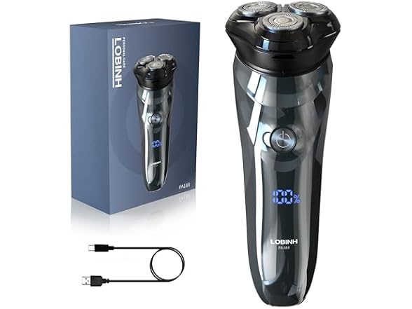 Rechargeable Waterproof Electric Shaver