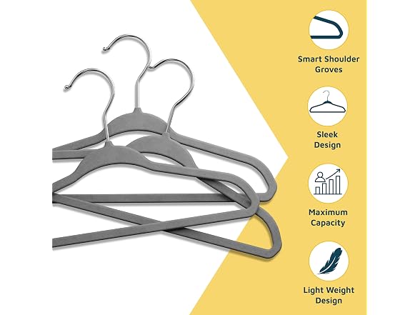 Lifemaster Velvet Kids Hangers Pack