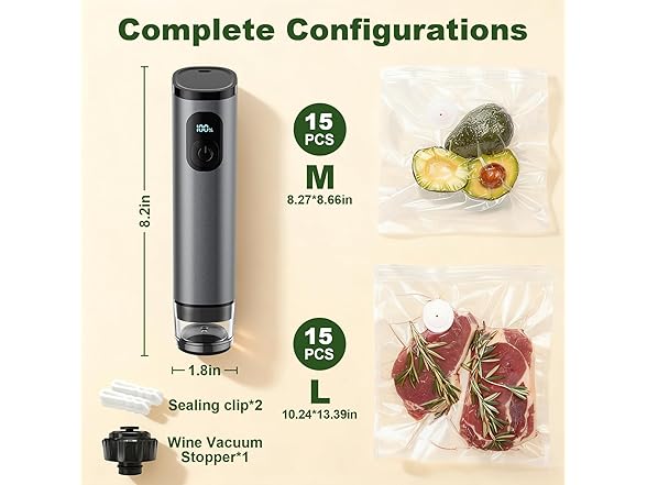 Aluminum Handheld Vacuum Sealer