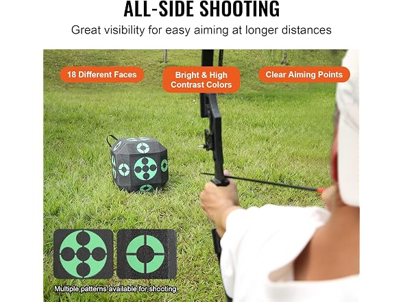 Archery Target, 15"x15" All-side Shotting