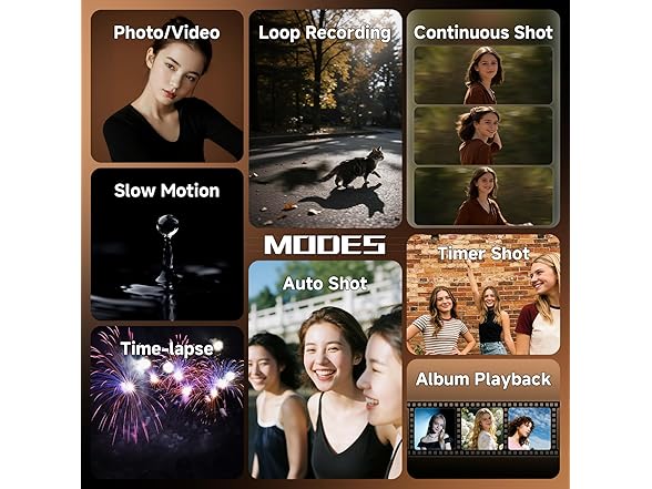 SMARTKLIK Black 4K Camcorder