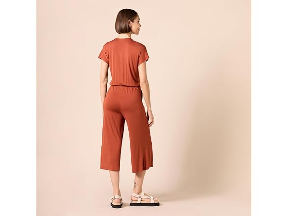 Amazon Essentials Women Short-sleeve Jumpsuit