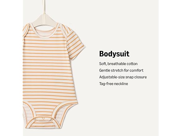 Babies S/S Bodysuit 3Pk | Your Color Choice