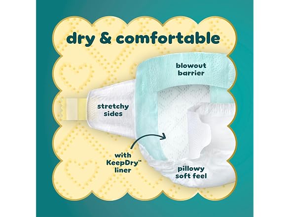 Pampers 37lbs Swaddlers Diapers